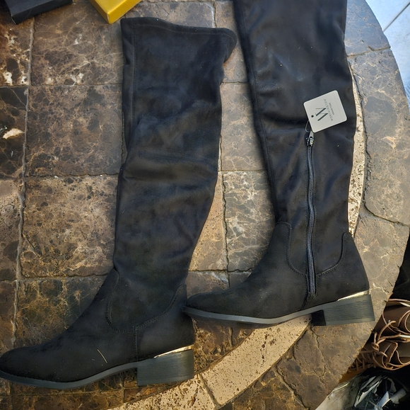 Worthington Womens Palmetto Stacked Heel Over the Knee Boots Sz 7 NWT - Picture 3 of 7